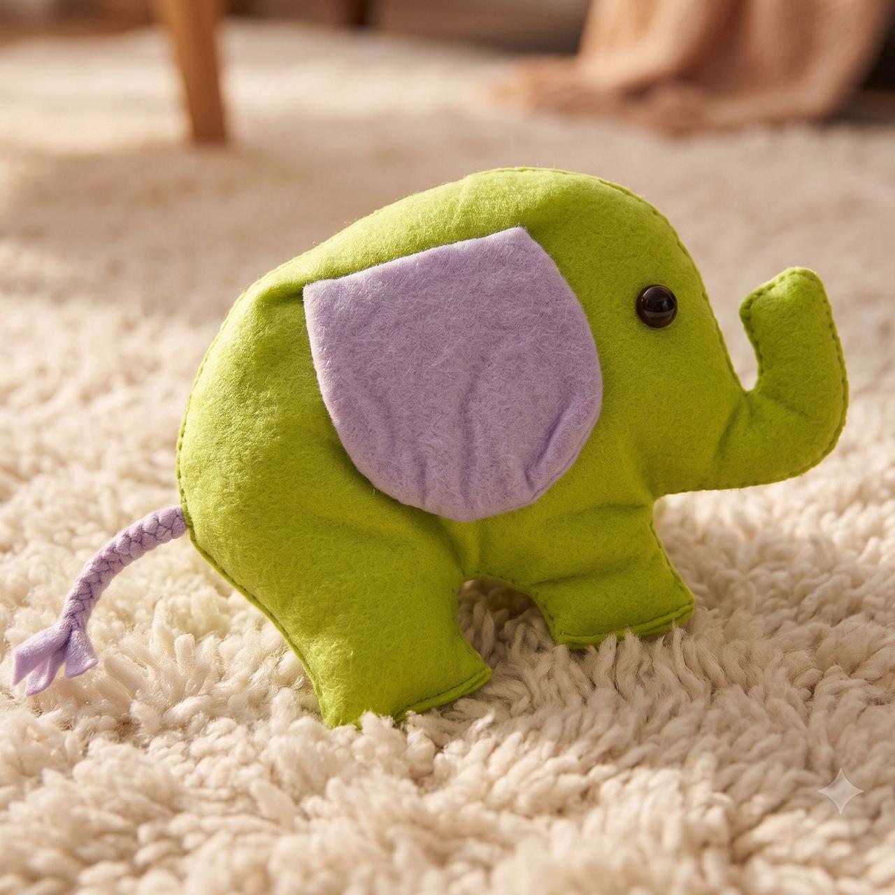 Lucky, Children's Elephant Two pound Stuffed Toy