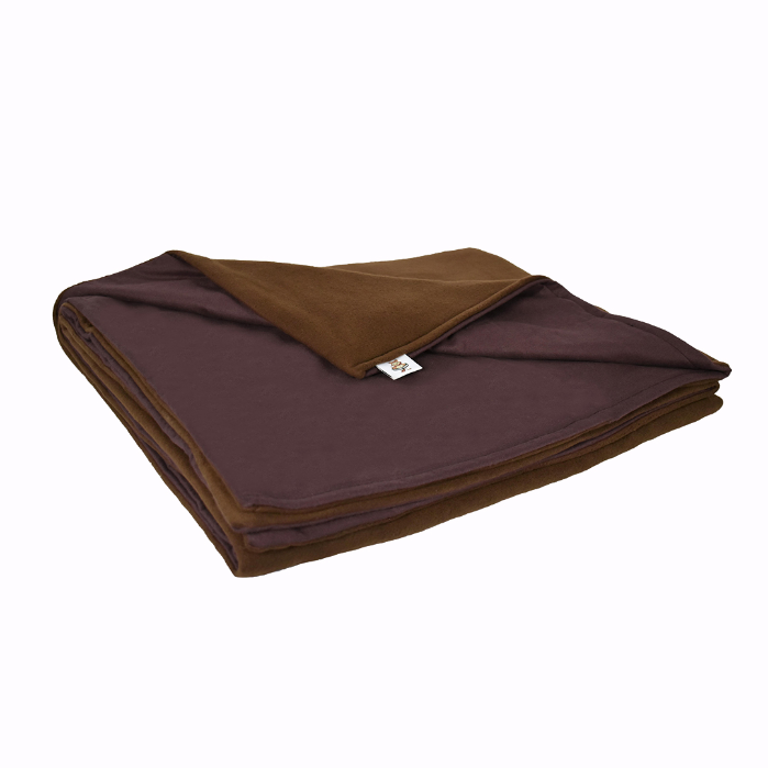 10LB Brown Fleece and Flannel