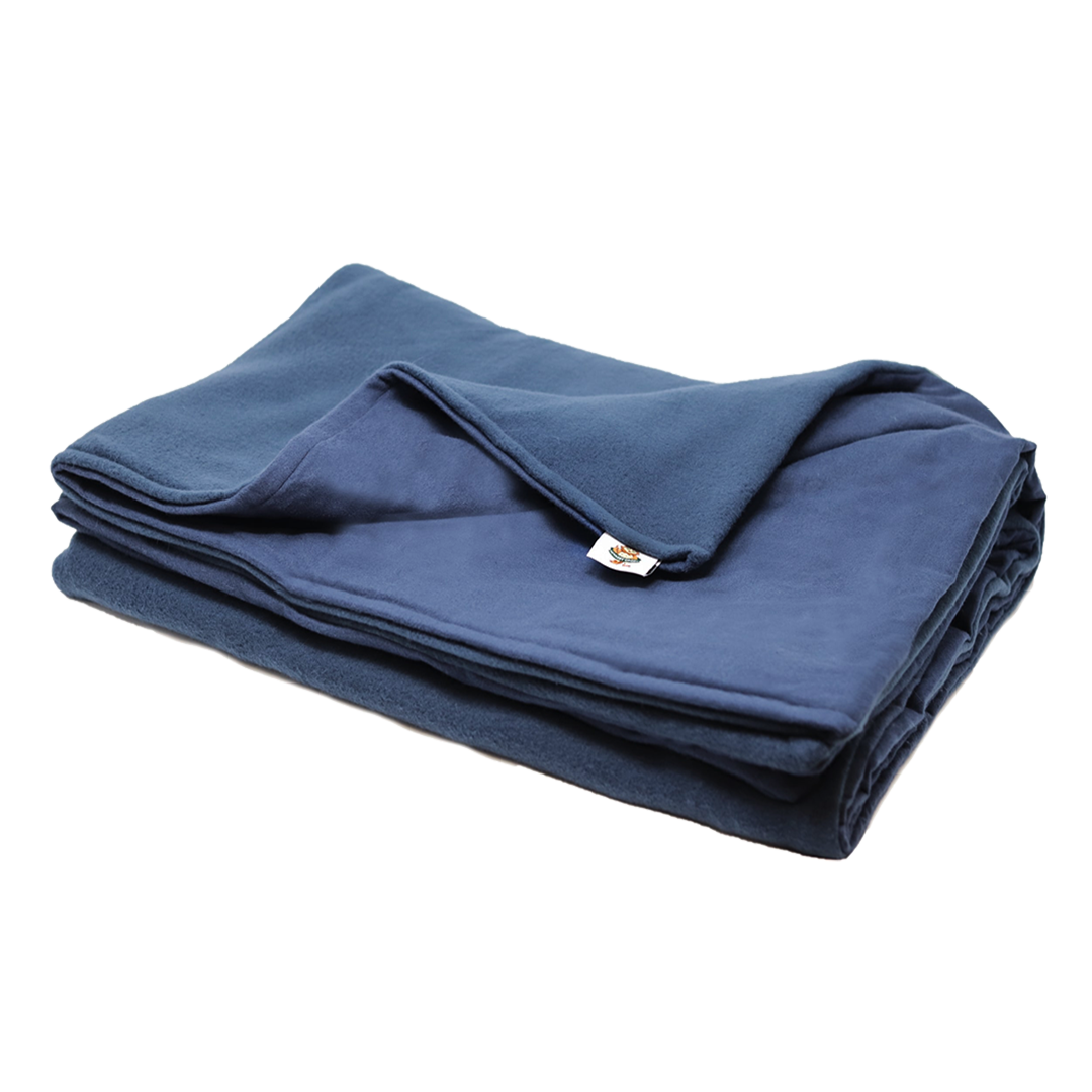 9LB Navy Fleece and Flannel