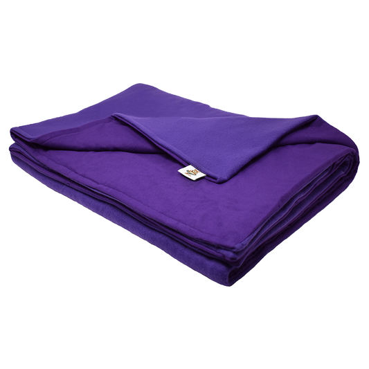 9LB Purple Fleece and Flannel