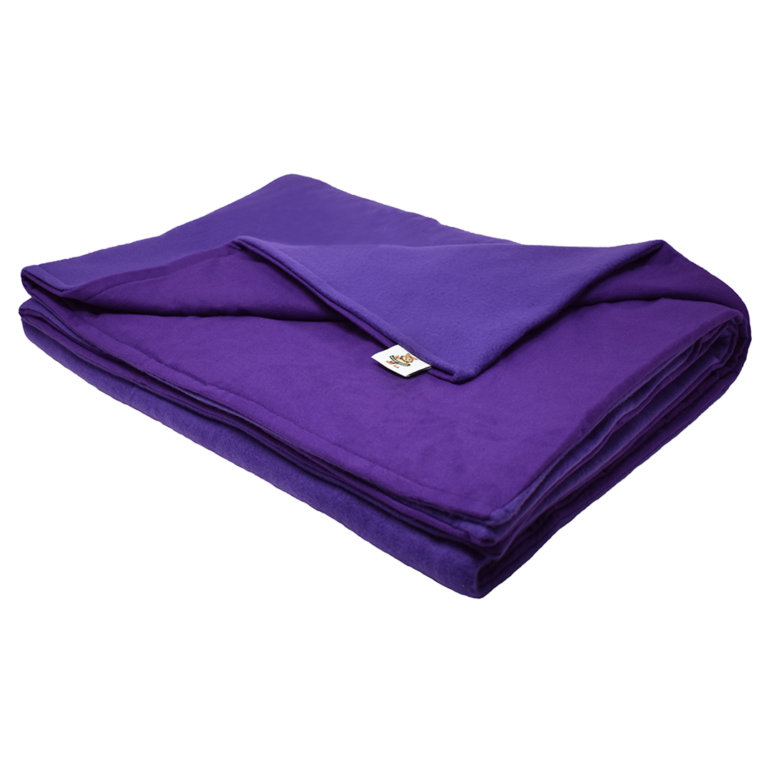Purple  Fleece and Flannel