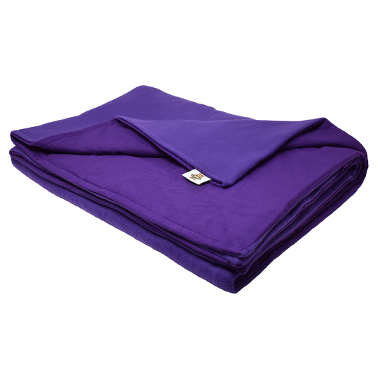 Purple  Fleece and Flannel